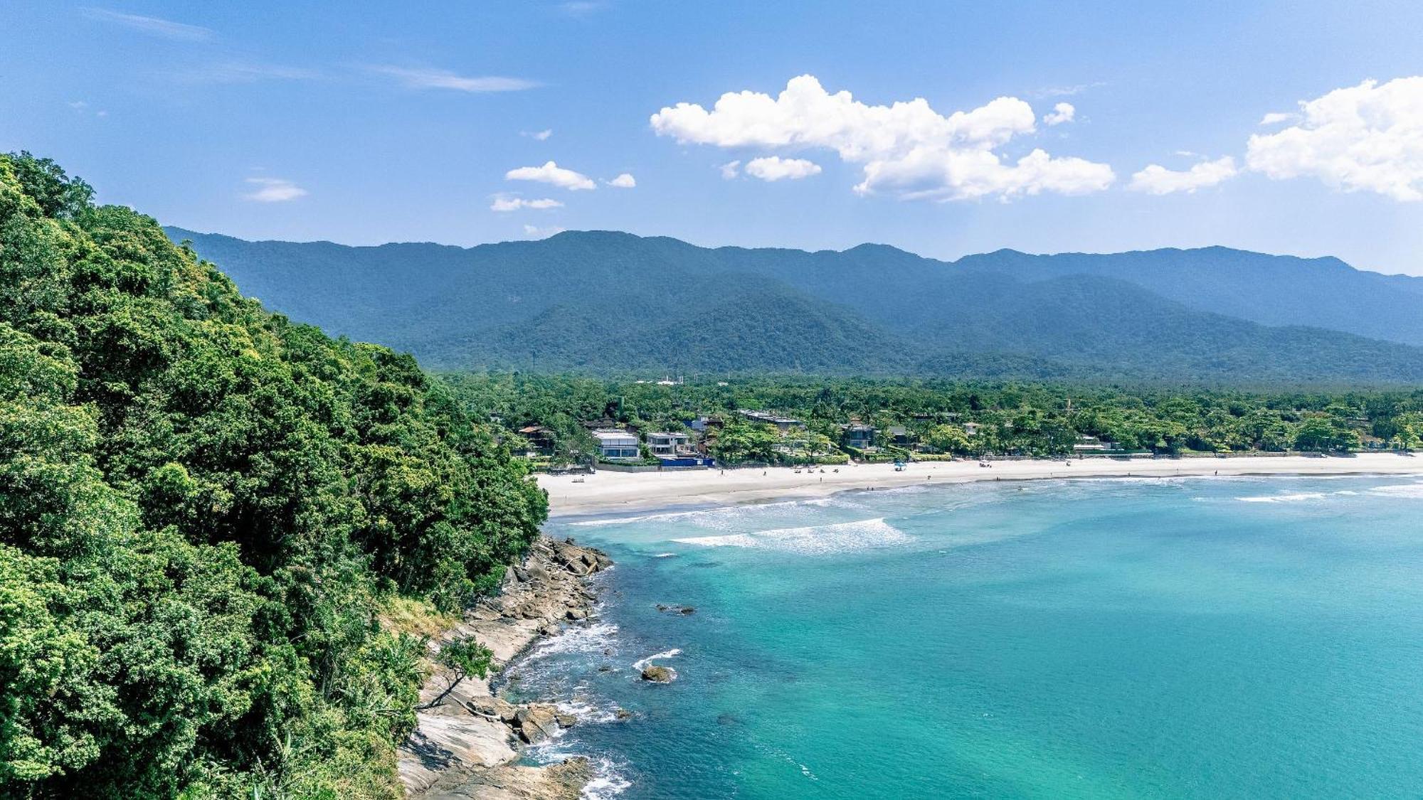 Casa Dos Passaros Na Areia A 20M Da Praia Da Baleia Com 3 Suites E 1 Dorm, Com Ar Condicionado, Wifi, Smart Tv, Cozinha Completa E Churrasqueira Sao Sebastiao  Luaran gambar