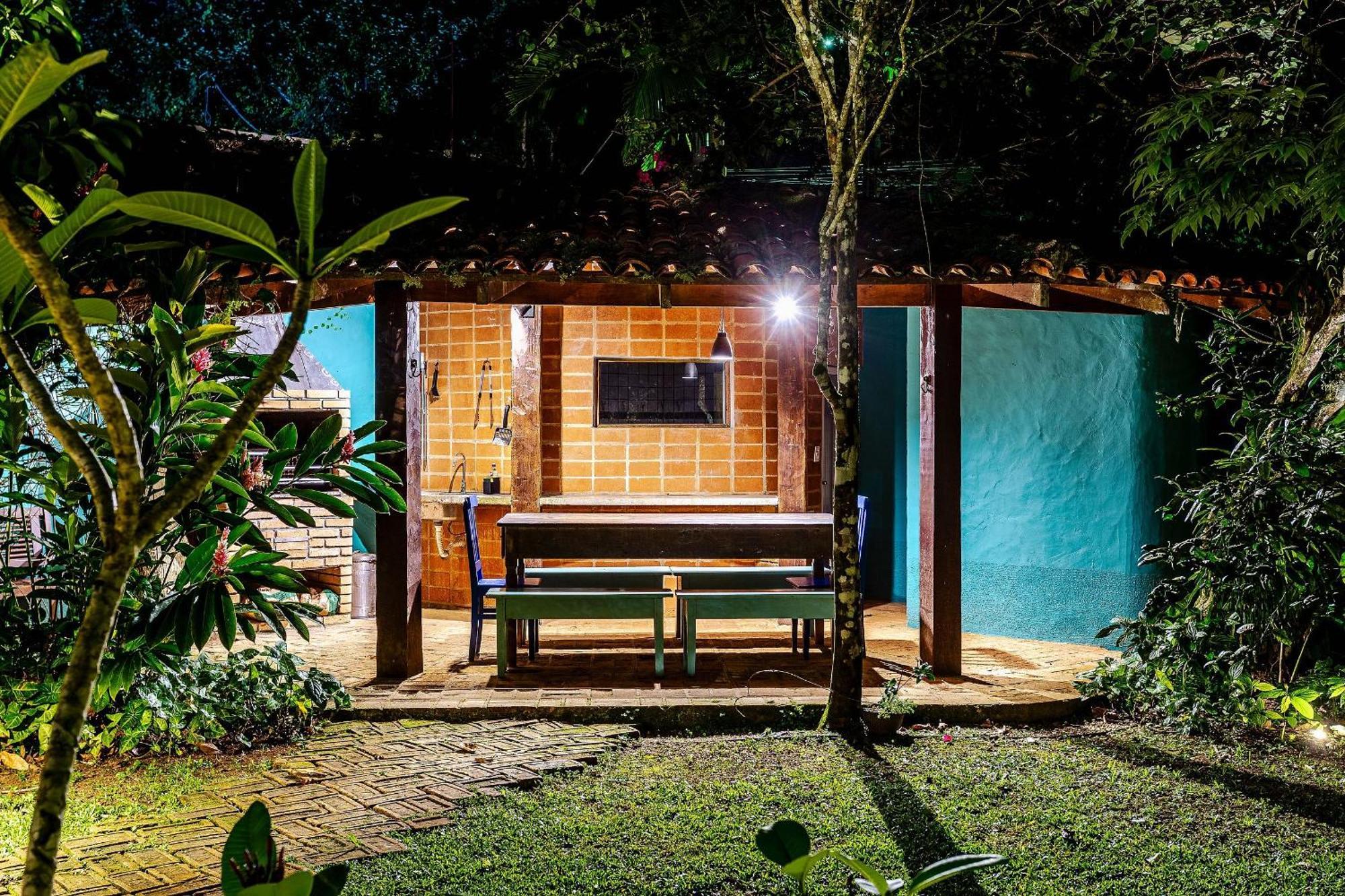 Casa Dos Passaros Na Areia A 20M Da Praia Da Baleia Com 3 Suites E 1 Dorm, Com Ar Condicionado, Wifi, Smart Tv, Cozinha Completa E Churrasqueira Sao Sebastiao  Luaran gambar