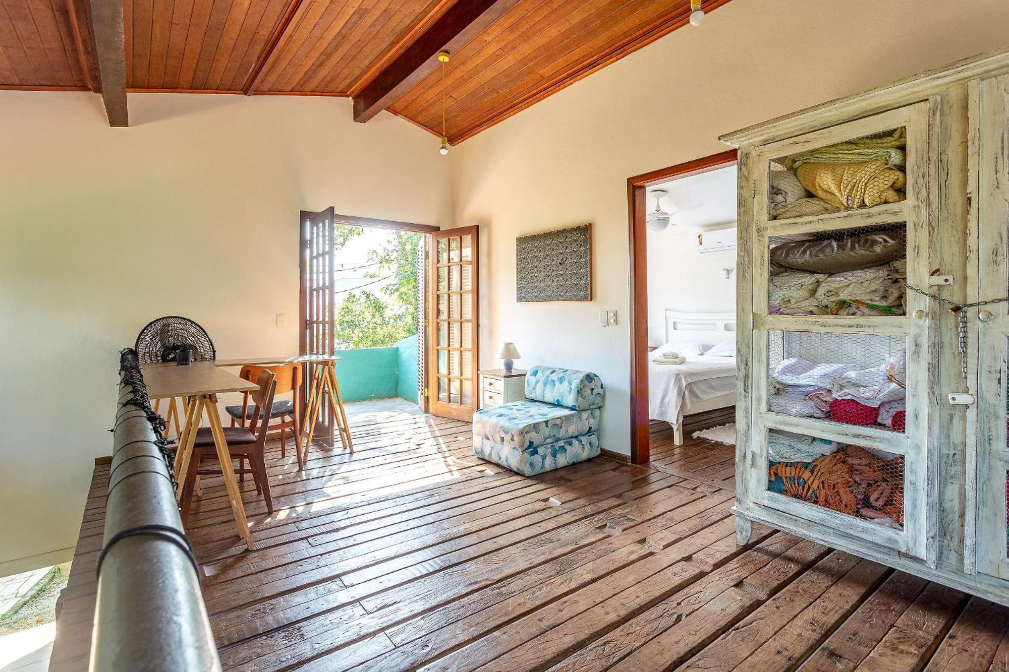 Casa Dos Passaros Na Areia A 20M Da Praia Da Baleia Com 3 Suites E 1 Dorm, Com Ar Condicionado, Wifi, Smart Tv, Cozinha Completa E Churrasqueira Sao Sebastiao  Luaran gambar