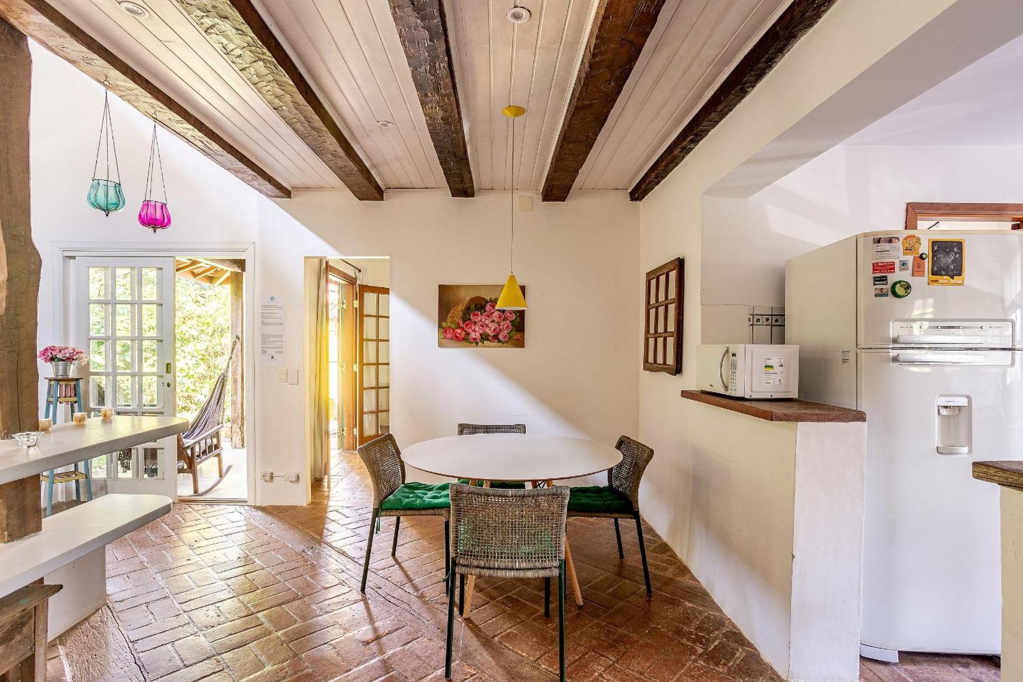 Casa Dos Passaros Na Areia A 20M Da Praia Da Baleia Com 3 Suites E 1 Dorm, Com Ar Condicionado, Wifi, Smart Tv, Cozinha Completa E Churrasqueira Sao Sebastiao  Luaran gambar
